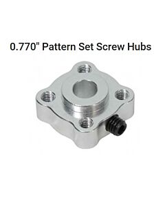 0.0770" Set Screw Hub 4mm Bore