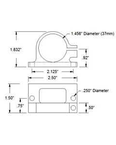 Precision Motor Mount 37mm Diameter