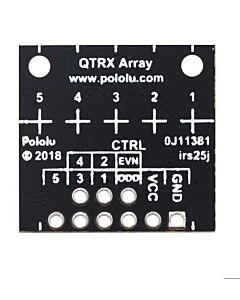 QTRX-MD-03A Reflectance Sensor Array: 3-Channel, 8mm Pitch, Analog Output, Low Current
