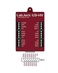 U3-HV - USB Multifunction Data Acquisition Unit - 10V Input Range
