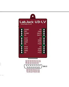 U3-LV - USB Multifunction Data Acquisition Unit - 2.4V Input Range